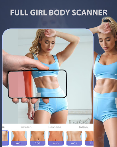 Body Scanner Girl Shape Editor Screen 3