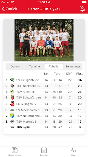 TuS Syke Screen 3