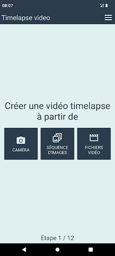 Aperçu de l'application