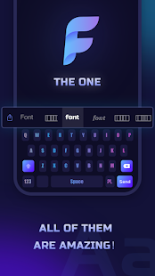 The One - Stylish  fonts and Keyboard