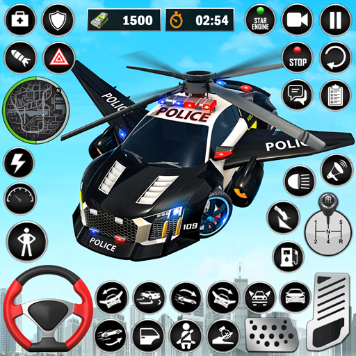 US Police Car Helicopter Chase 2.0.61 Icon