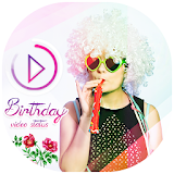Name On Birthday Cake -Video Status icon