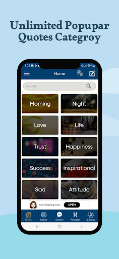 Android application Quotes Dairy - Motivation Pic screenshort