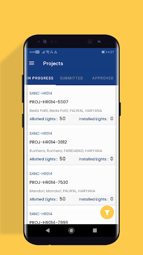 MNRE Street Lightning Applicat Screen 2