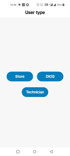 Android application Dios Fitness screenshort