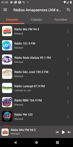 Android application Rádios Amapaenses (AM e FM) screenshort