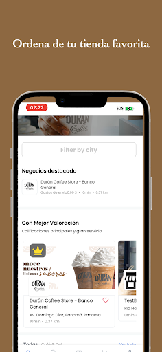 Durán Coffee Store Screen 3