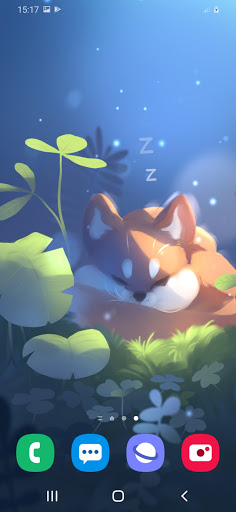 Sleepy Fox Live Wallpaper Screen 2