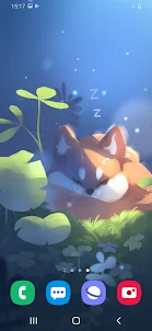 Sleepy Fox Live Wallpaper
