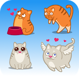 Cats emoticons icon