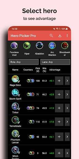Hero Picker Pro for Dota 2 Screen 2