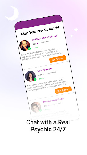 Real Psychic Chat Reading Screen 2