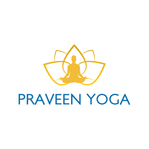 Yoga with PRAVEEN logo