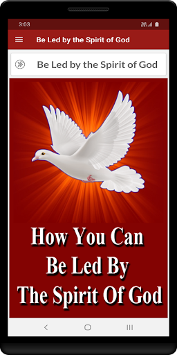 Android application Be Led by the Spirit of God screenshort