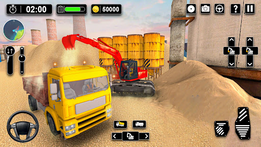 Heavy Sand Excavator 3D Sim Screen 3