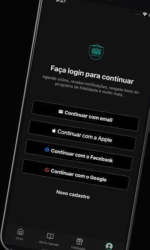 Android application Espaço Homem Barber Shop screenshort