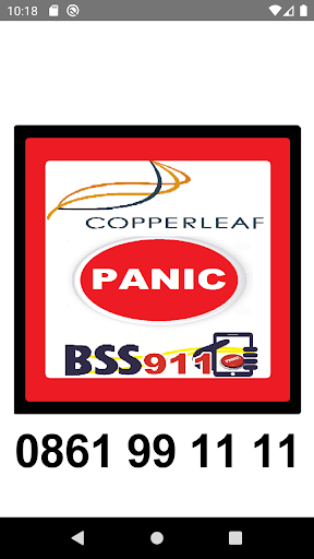 Android application BSS911 Panic screenshort