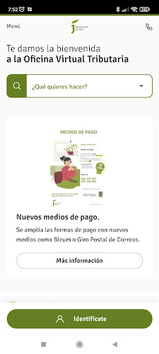 Android application Mis Tributos screenshort