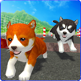 Cute Puppy Dog Racing Sim 2017 icon