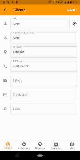 krakelabs CRM Screen 3