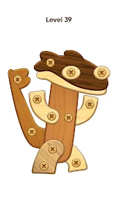 Nut & Bolt: Wood Screw Puzzle