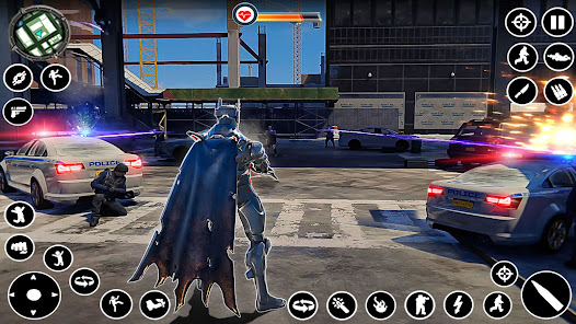 Captura 15 Bat Superhero Man Hero Games android