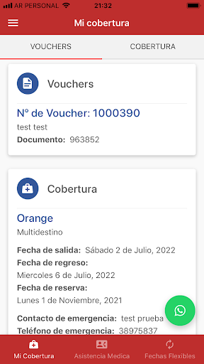 Safe Travel Assistance Screen 2