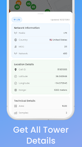 Cell Tower Locator 5G, 4G, LTE screenshot