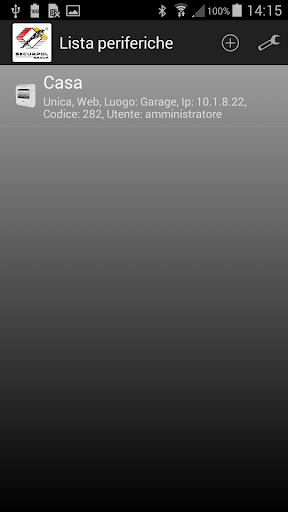 Android application MySecurpolGroup screenshort