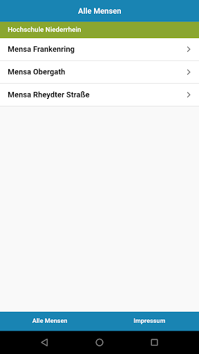 Mensa Krefeld/Mönchengladbach Screen 3