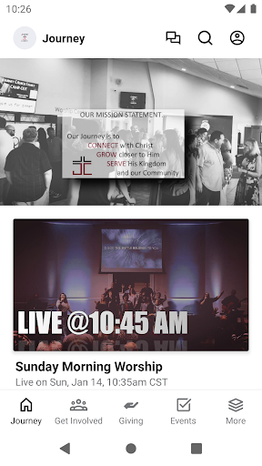 Android application Journey Church Nazarene screenshort