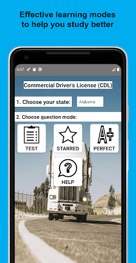 Android application CDL Prep Test 2024 screenshort