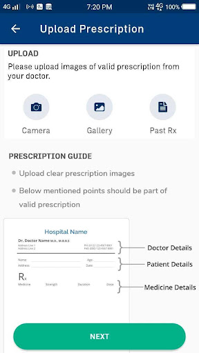HnG Online Pharmacy Screen 3