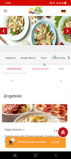 Mr. Pizza Gera Screen 2
