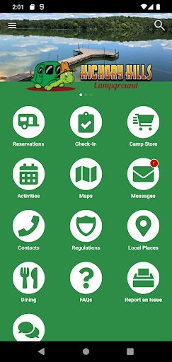Screenshot of Hickory Hills Campground