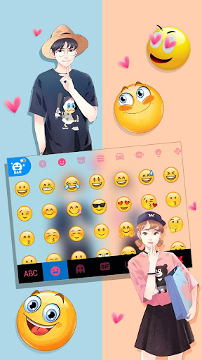 Love Couple Keyboard Theme Screen 3