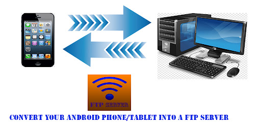 Android application smart FTP server screenshort