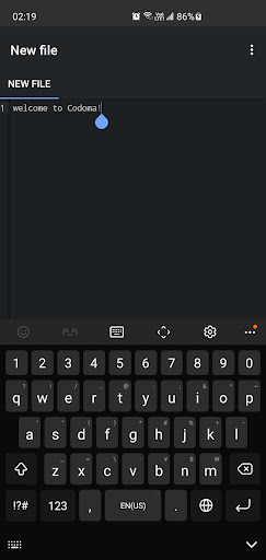 Android application Codoma screenshort