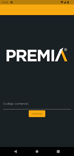 Android application Premia Comercios screenshort