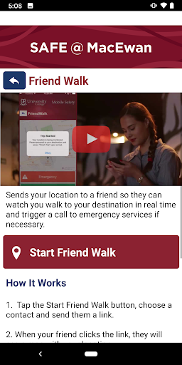 SAFE@MacEwan Screenshot 3 - AppWisp.com