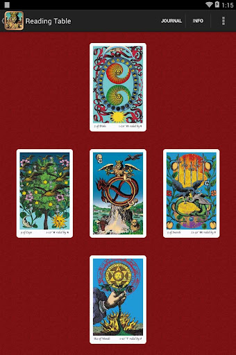 Screenshot of Tarot of the Holy Light