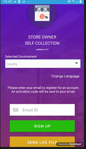 Android application myStore screenshort