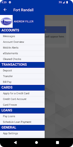 Ft Randall FCU Screen 3