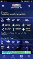 screenshot of KSPR Weather