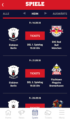Eisbären Berlin Screen 2