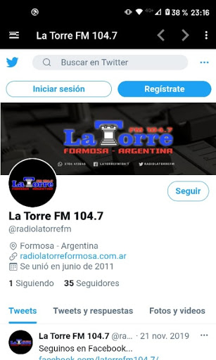 La Torre FM 104.7 Screen 3