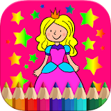 Princess Coloring Book for girls icon