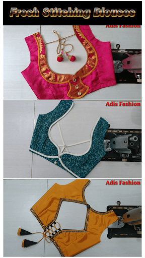 Android application Fresh Stitching Blouse Designs screenshort