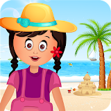 Family beach Trip Kids Game icon