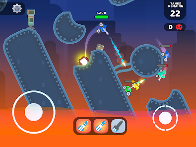 Screenshot 24 Mad Royale io: Tanques android